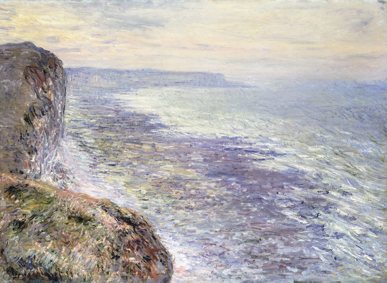 Moře poblíž Fecamp; Pres de Fecamp, Marine, 1881 od Claude Monet