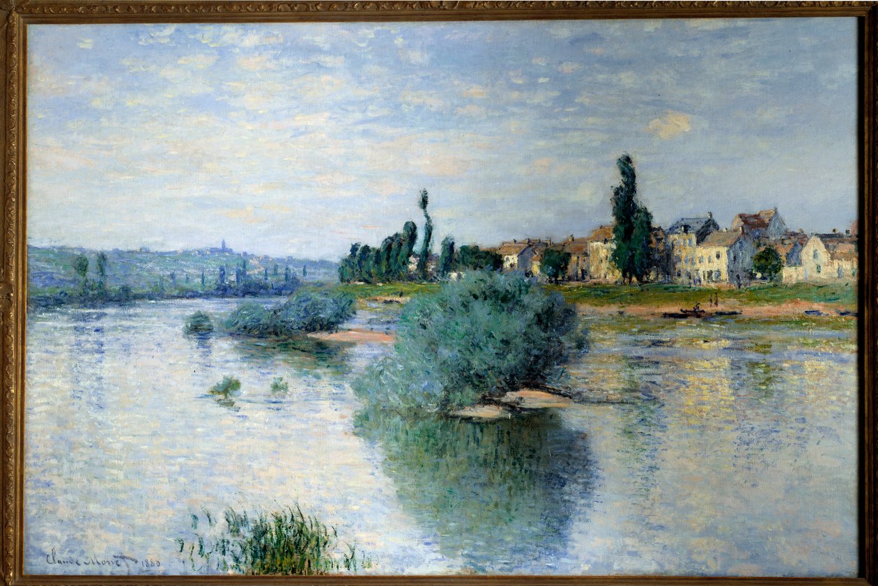 Seina v Lavacourtu od Claude Monet