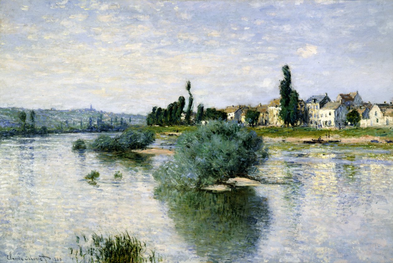 Seina v Lavacourtu od Claude Monet