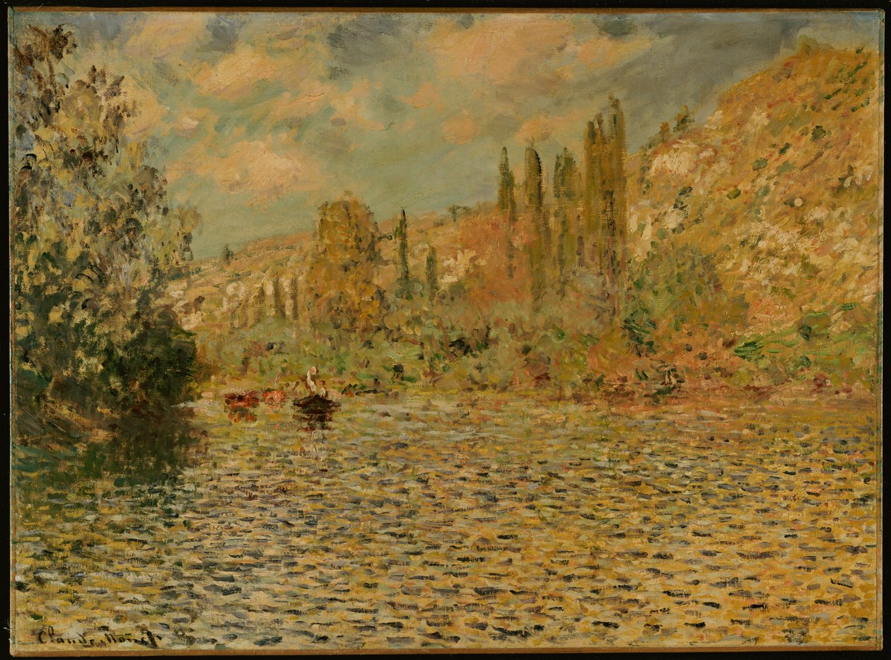Seina ve Vetheuil od Claude Monet