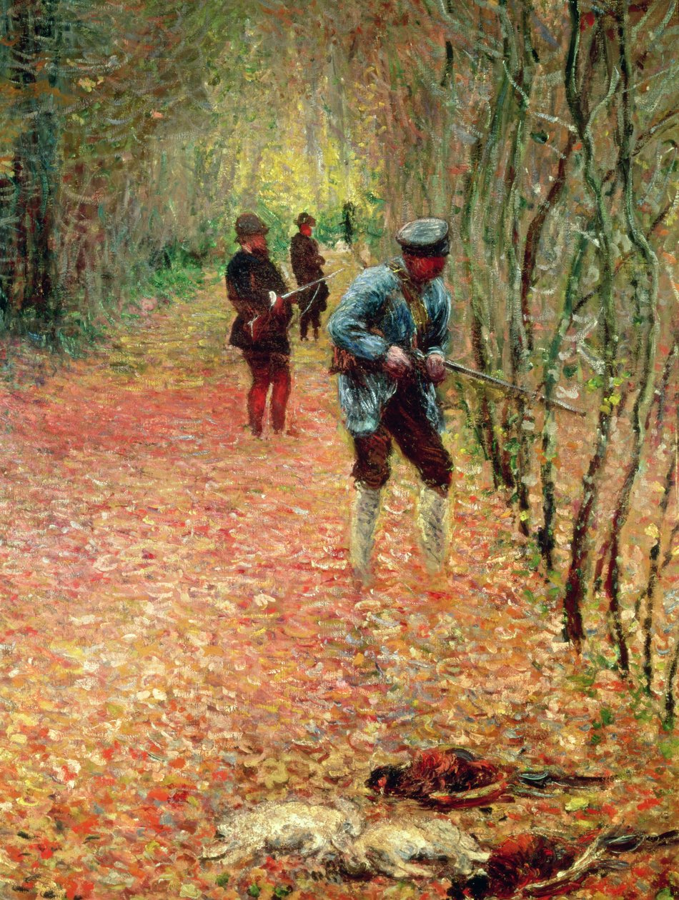 The Shoot, 1876 detail 82390 od Claude Monet
