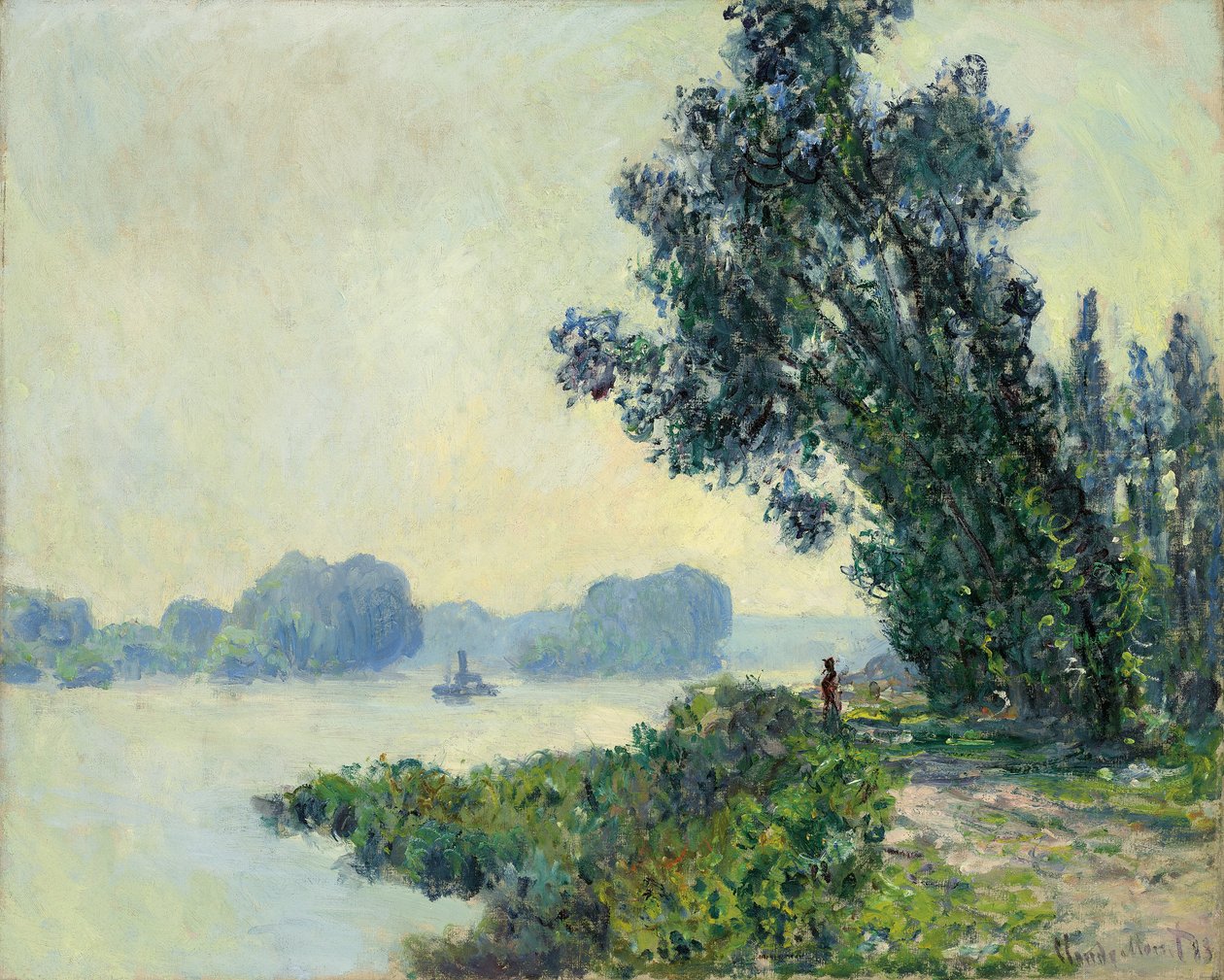 Vlečná stezka u Granvalu; Vlečná stezka na Granval, 1883 od Claude Monet