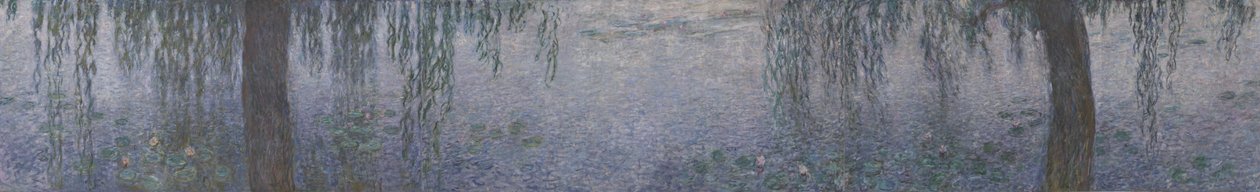 Lekníny - Jasné ráno s vrbami, 1914-1926 od Claude Monet