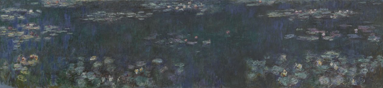 Lekníny - zelené úvahy, 1914-1926 od Claude Monet