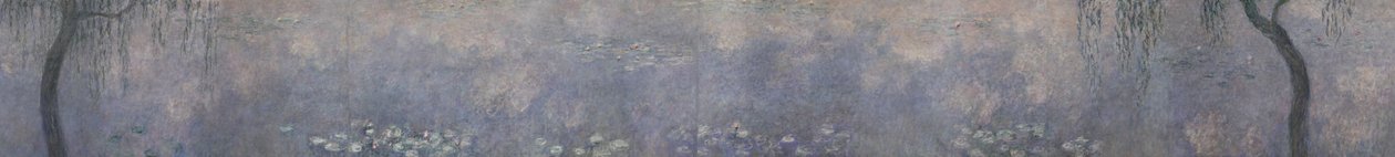 Lekníny - Dvě vrby, 1914-1926 od Claude Monet