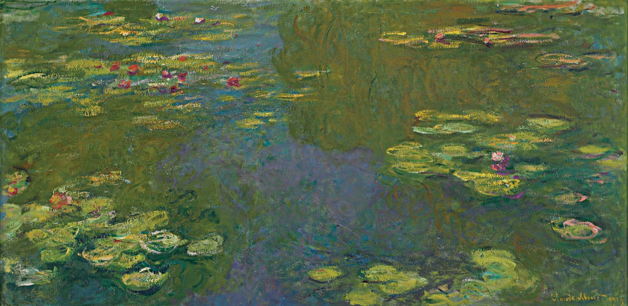 Leknínový rybník; Leknínový rybník, 1919 od Claude Monet