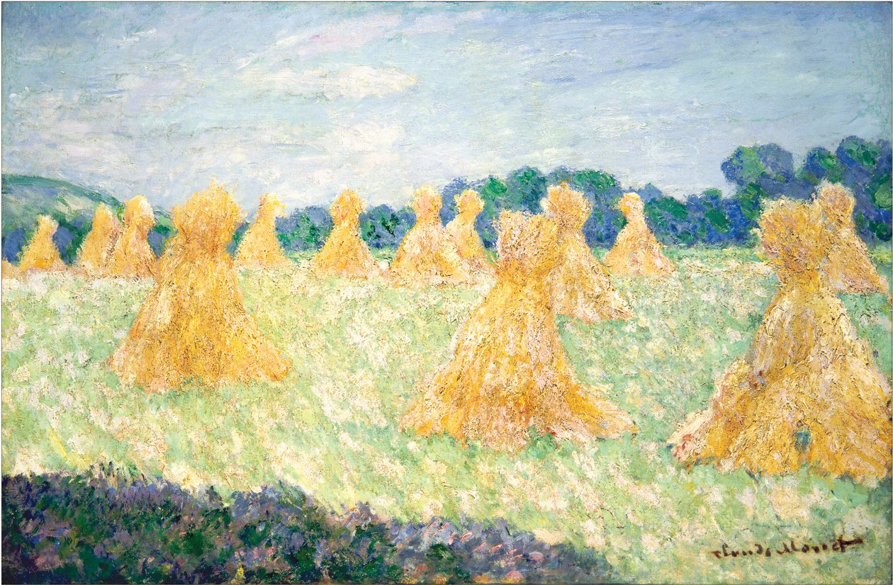 Mladé dámy z Giverny, Sun Effect, 1894 od Claude Monet