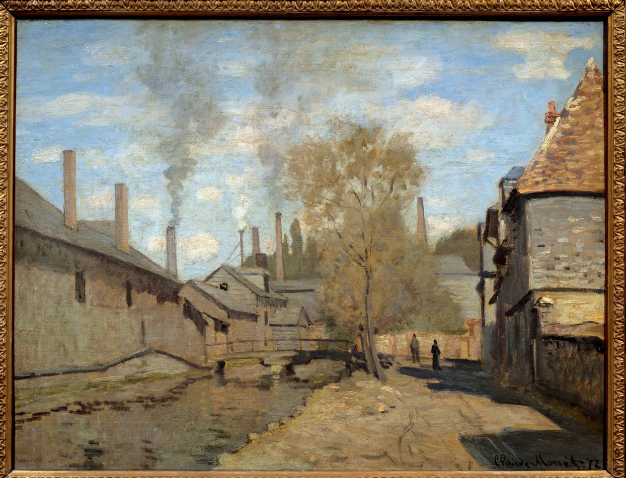 Potok robec má rouen. Obraz Clauda Moneta (1840-1926) od Claude Monet