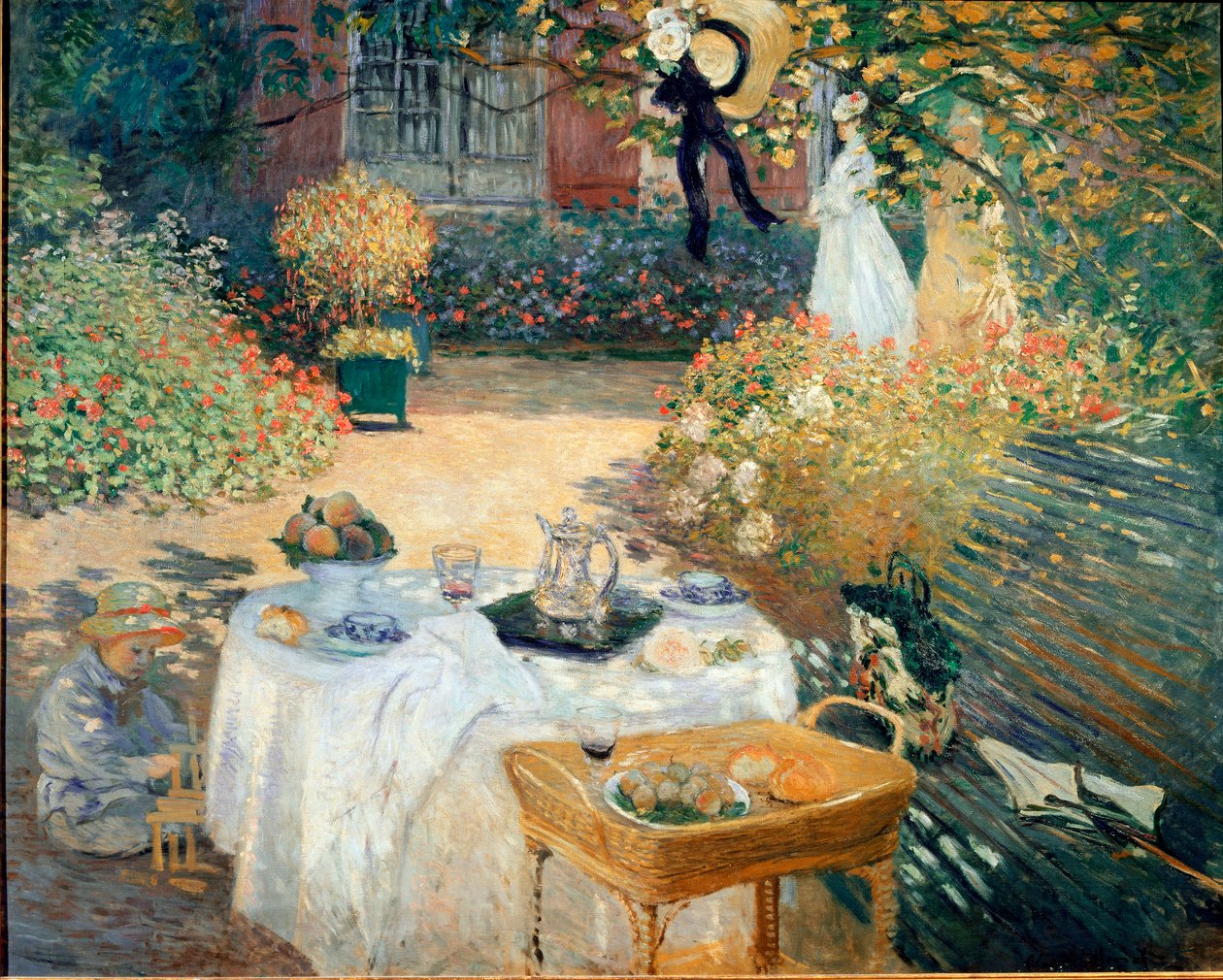 Oběd, dekorativní panel od Claude Monet