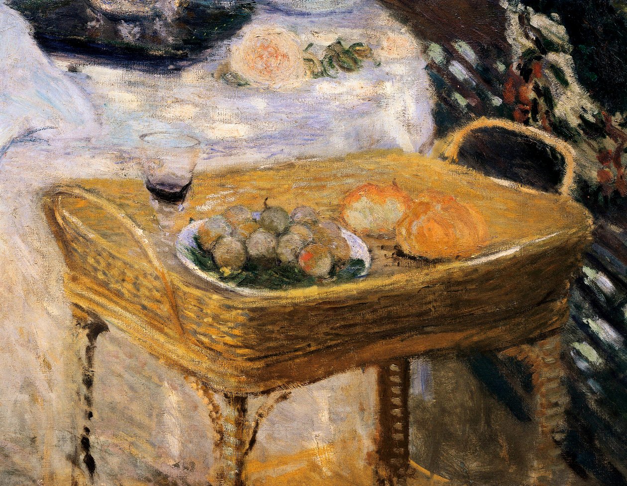 Oběd, dekorativní panel zobrazující zahradu Monet v Argenteuil 9detail) od Claude Monet