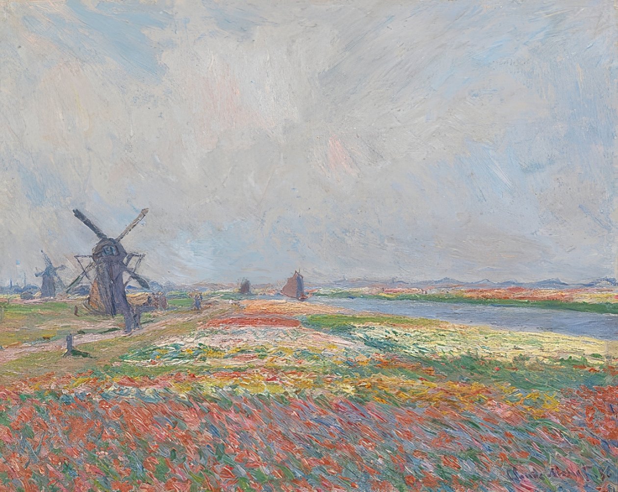 Tulipánová pole poblíž Haagu. 1886 od Claude Monet