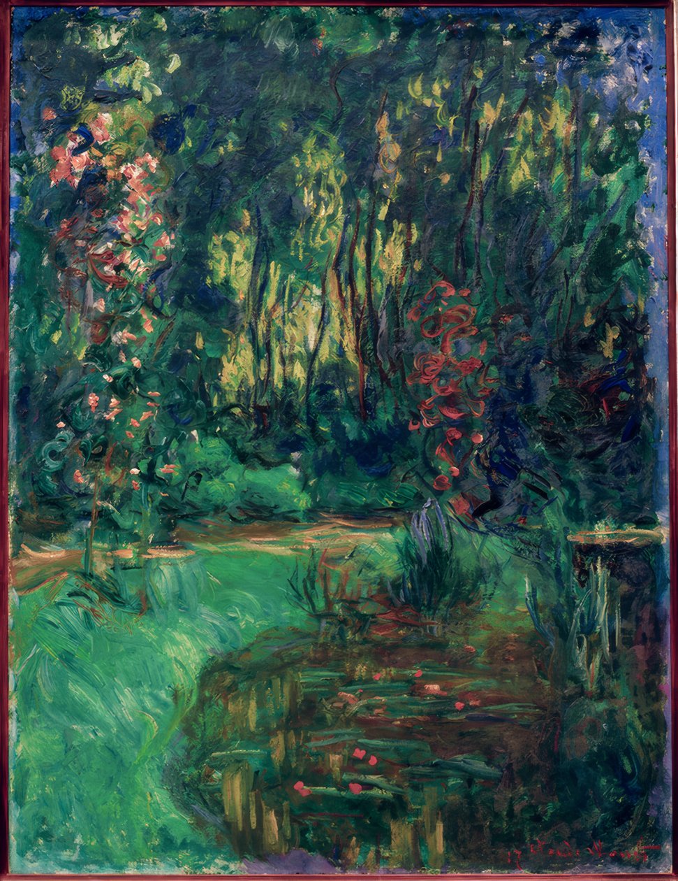 Koutek rybníka Giverny od Claude Monet