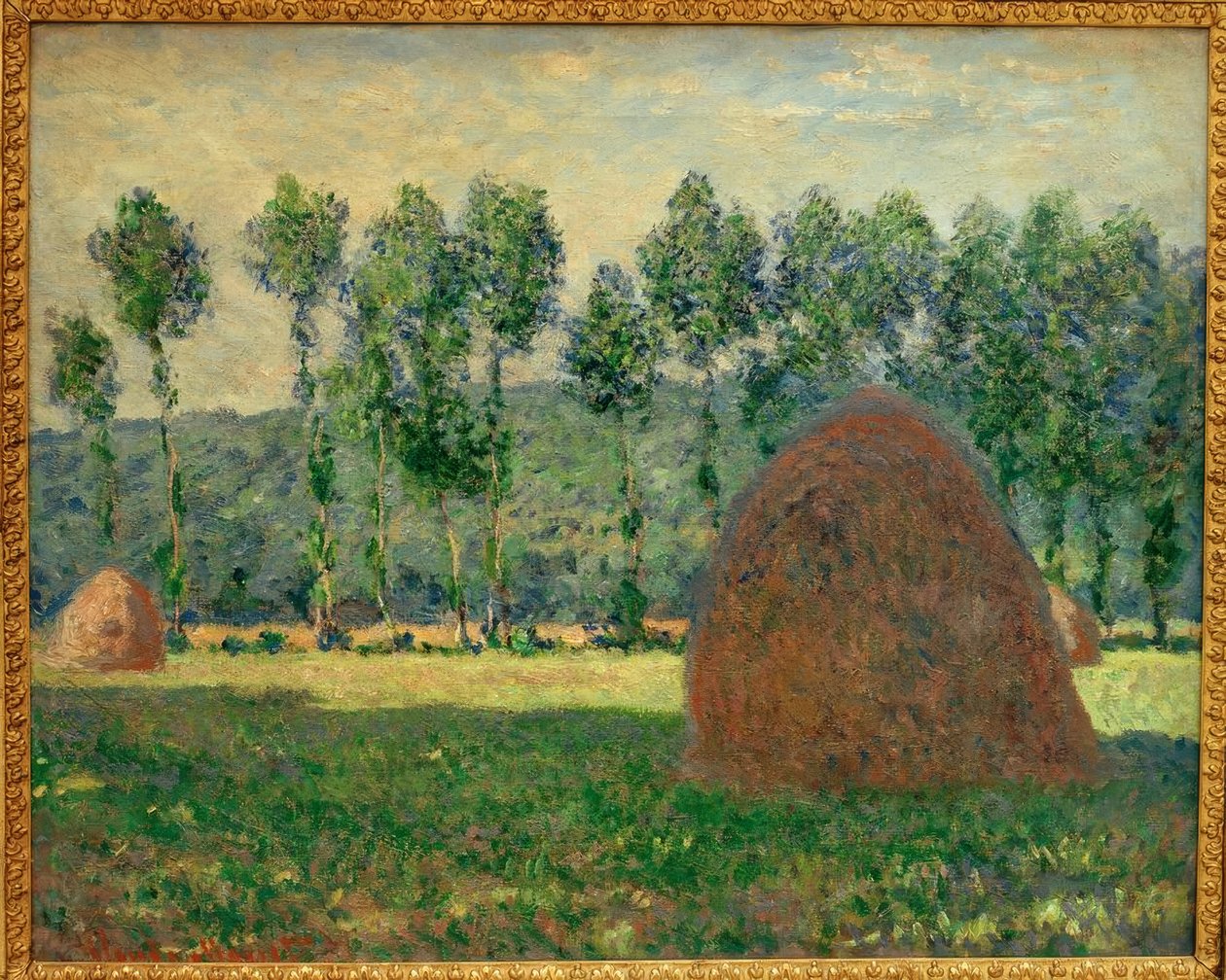Mlýnský kámen poblíž Giverny od Claude Monet