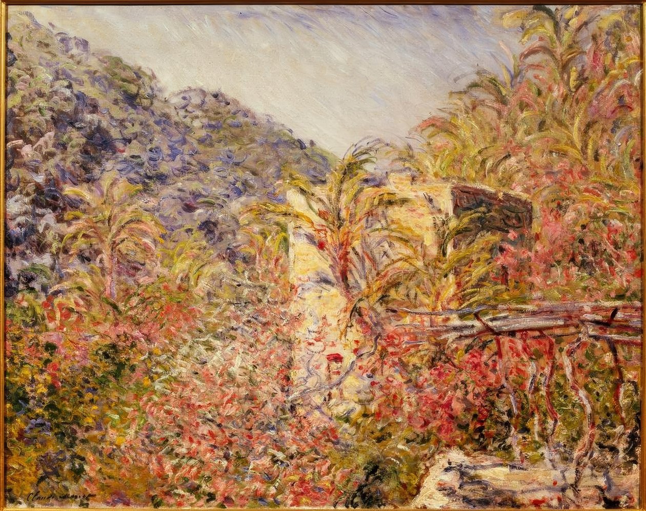 Údolí Sasso, sluneční efekt od Claude Monet