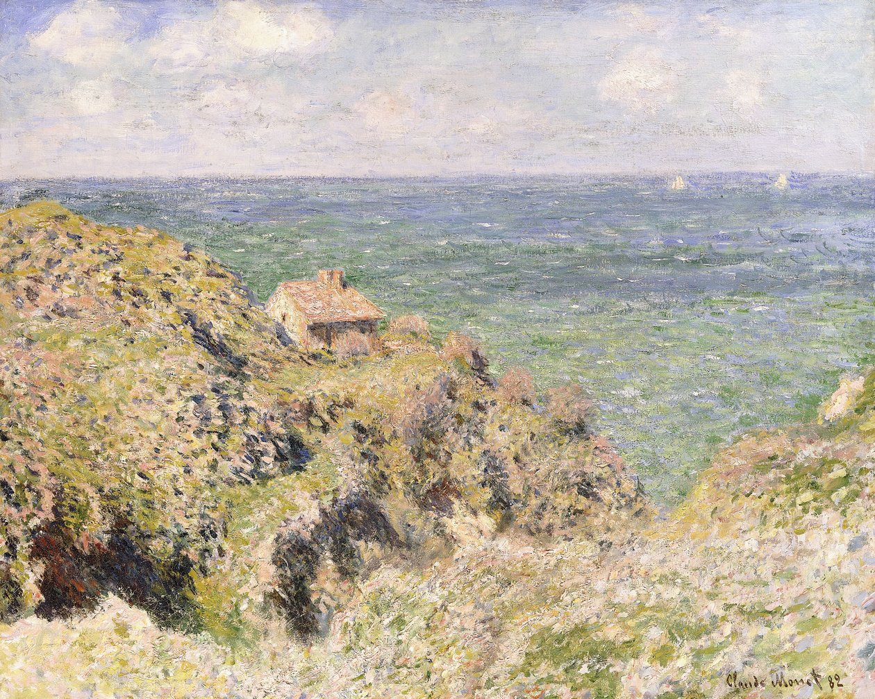 Varengeville Gorge, 1882 od Claude Monet