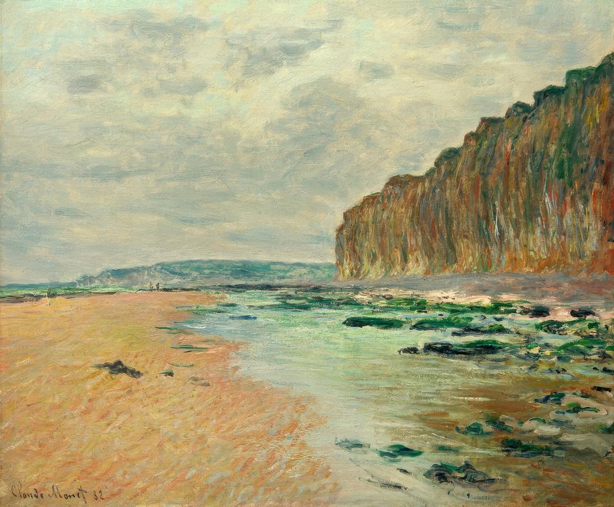 Varengeville, odliv od Claude Monet