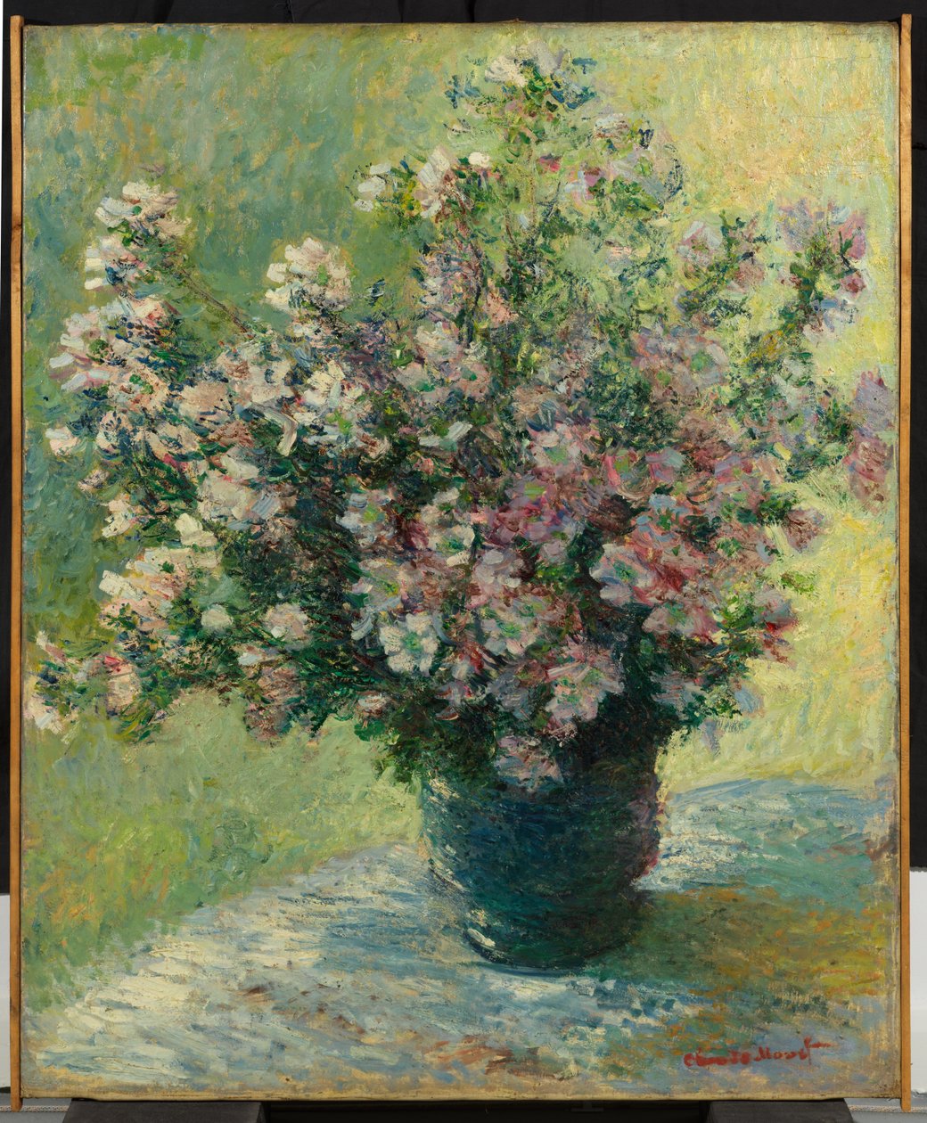 Váza s květinami od Claude Monet