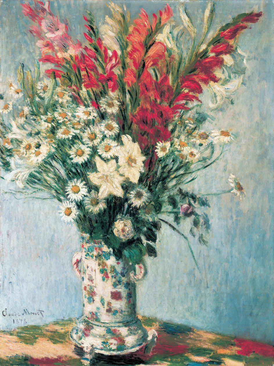 Váza s květinami, 1878 od Claude Monet