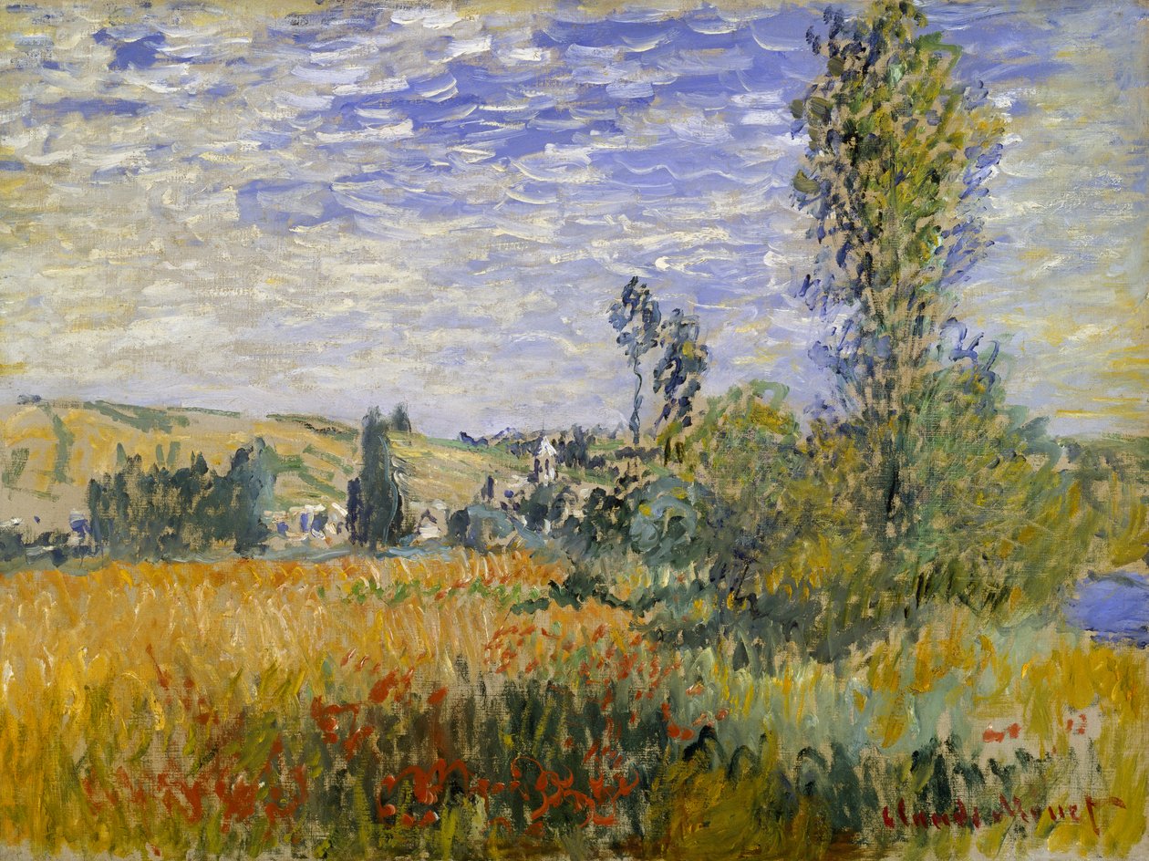 Vetheuil, kolem roku 1880 (olej na plátně) od Claude Monet