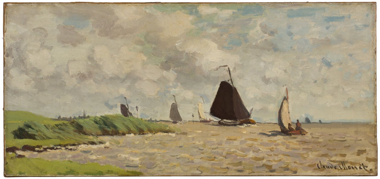 Pohled z Voorzanu od Claude Monet