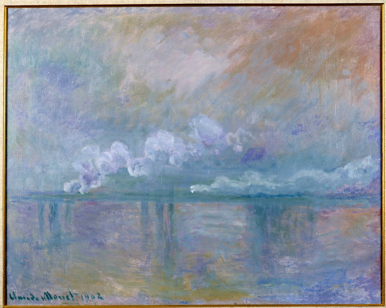 Pohled na Charing Cross Bridge v Londýně od Claude Monet