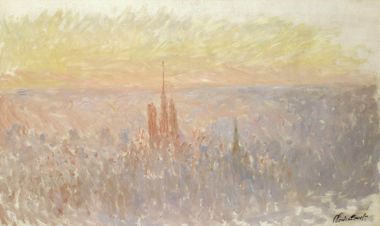 Pohled na Rouen, 1892 od Claude Monet