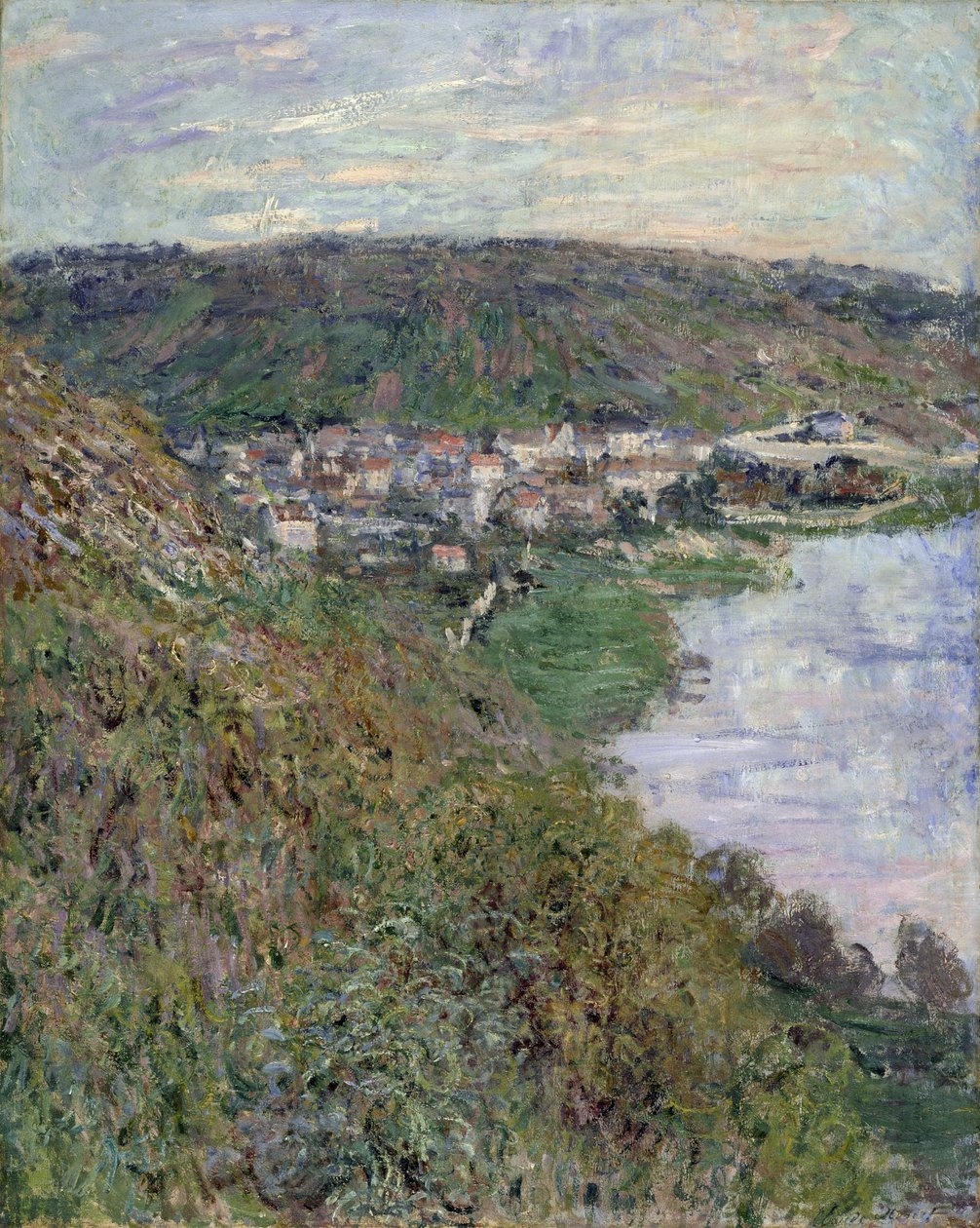Pohled na Vétheuil od Claude Monet