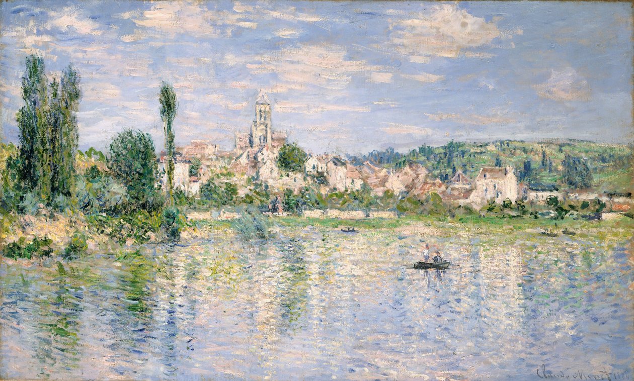 Vétheuil v létě od Claude Monet