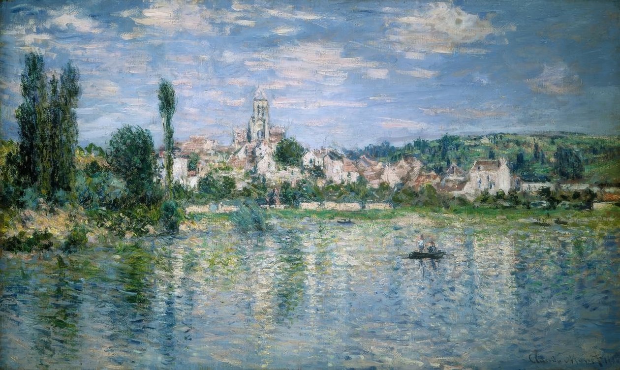 Pohled na Vétheuil, léto od Claude Monet