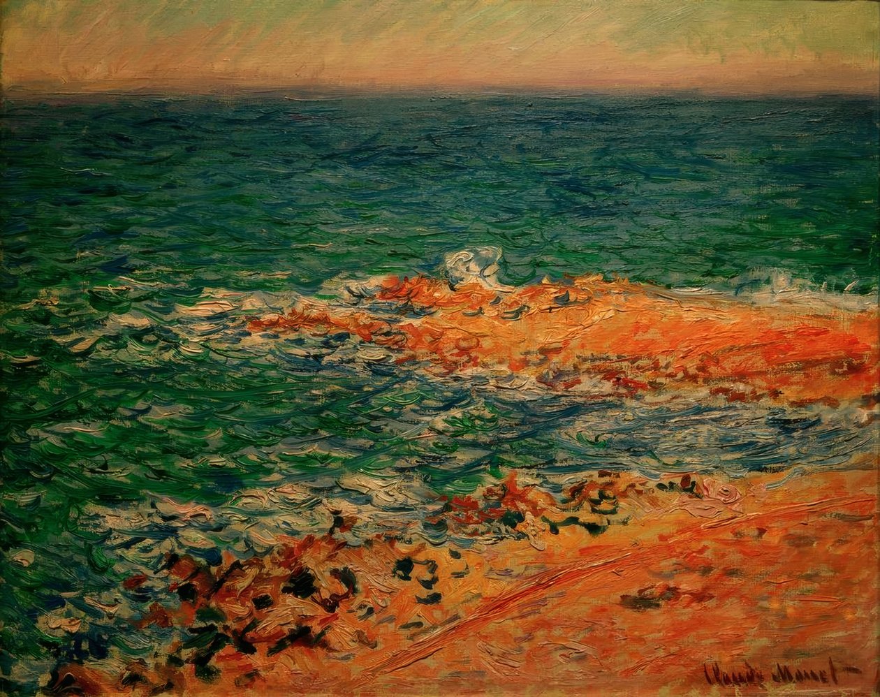 Výhled na moře od Claude Monet