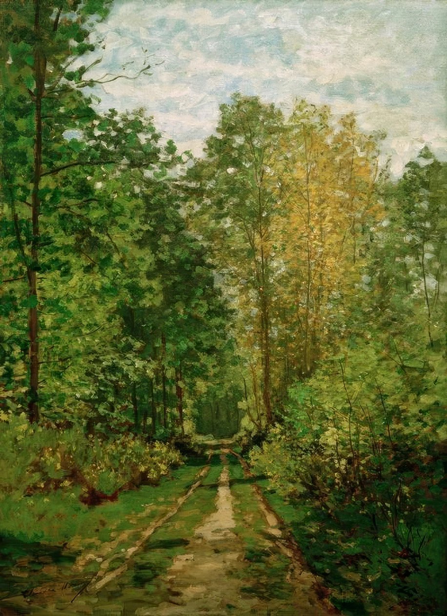 Lesní cesta od Claude Monet