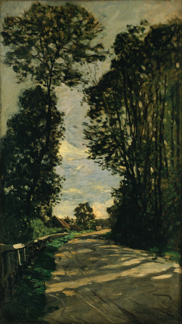 Walk Road of the Farm Saint-Siméon, 1864 od Claude Monet
