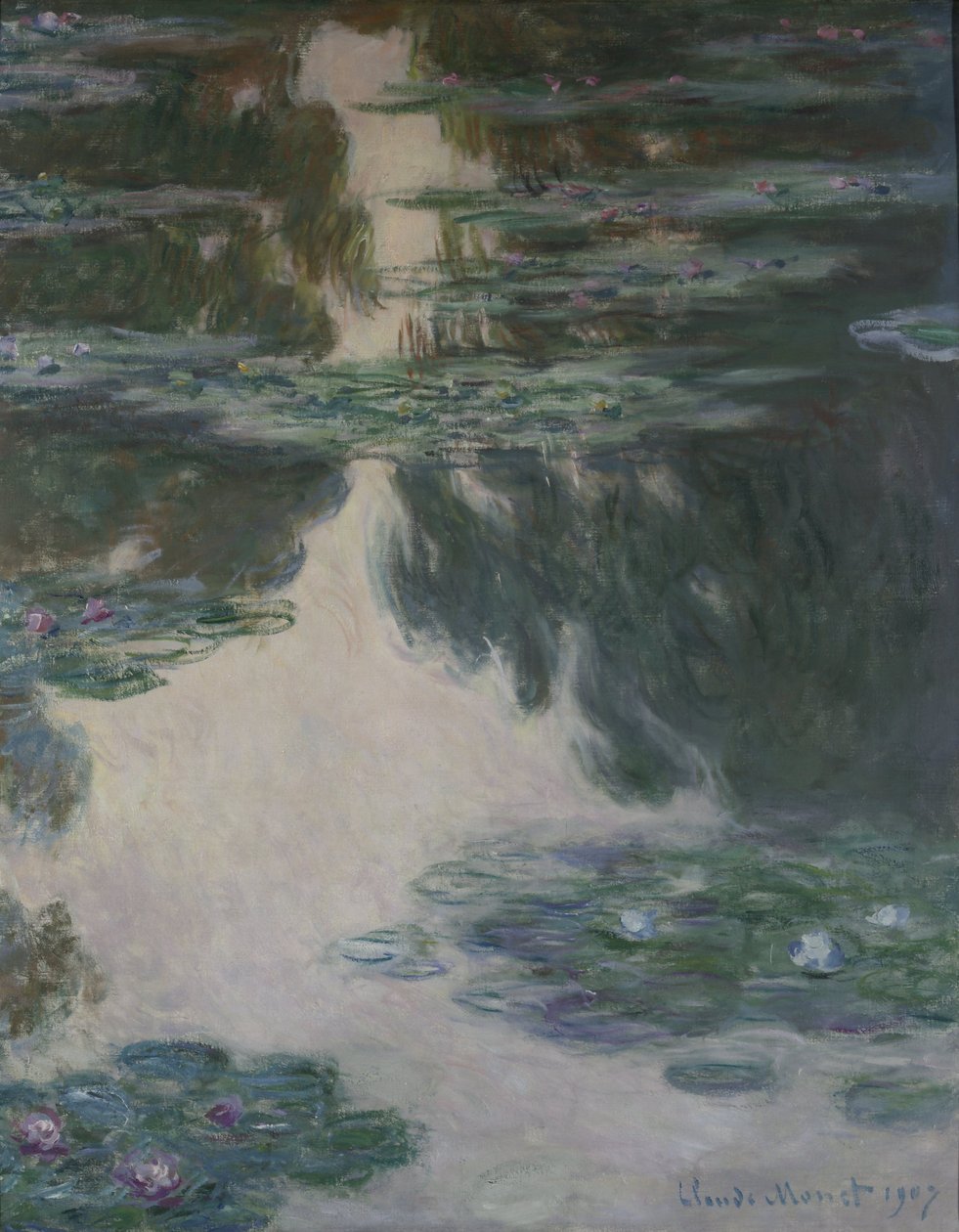 Lekníny, 1907 od Claude Monet