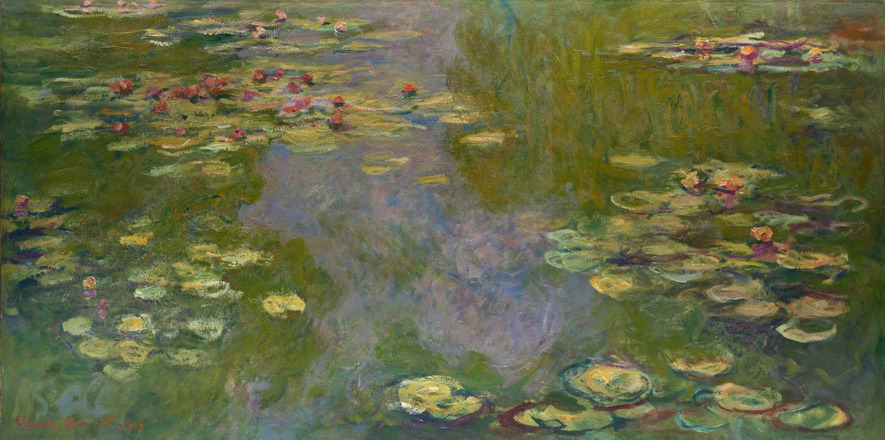 Lekníny, 1919 od Claude Monet