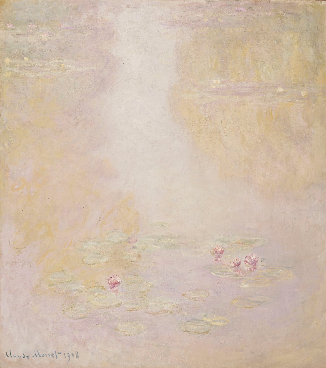 Lekníny, Giverny, 1908 od Claude Monet