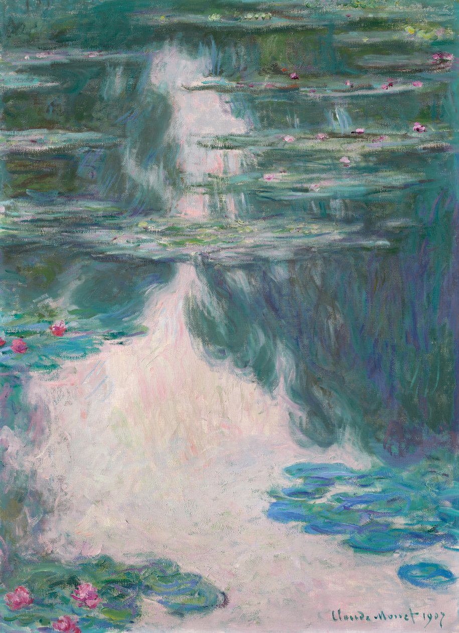 Lekníny, Šedé počasí od Claude Monet