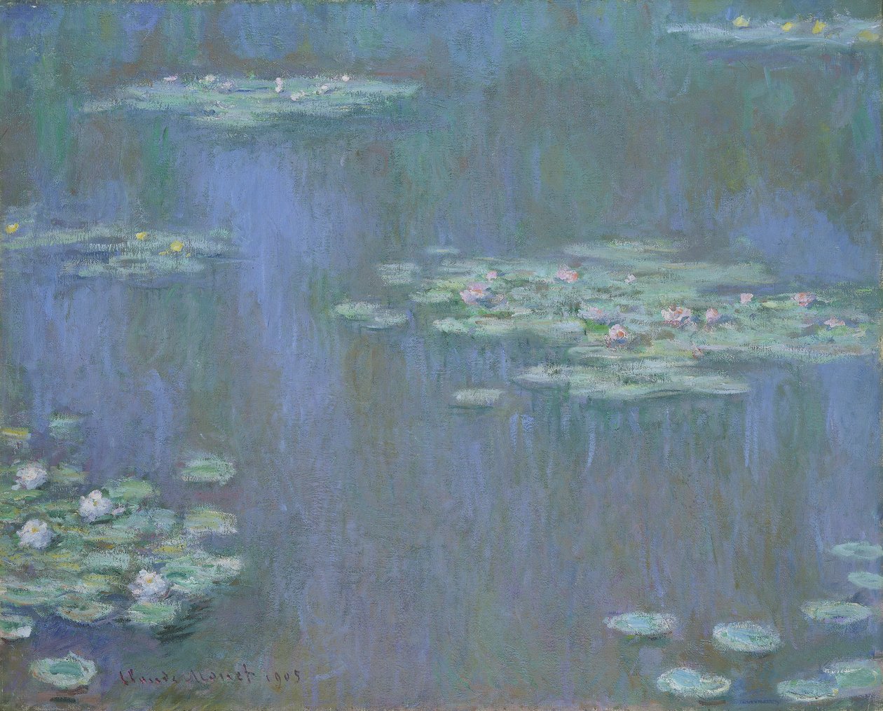 "Lekníny", 1905 od Claude Monet