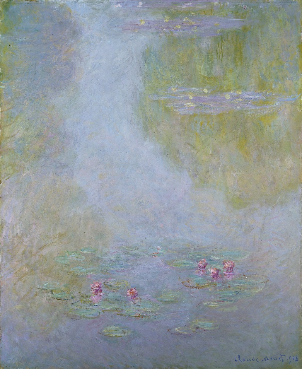 "Lekníny", 1908 od Claude Monet