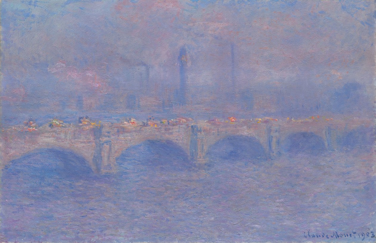 Waterloo Bridge, Efekt slunečního světla od Claude Monet