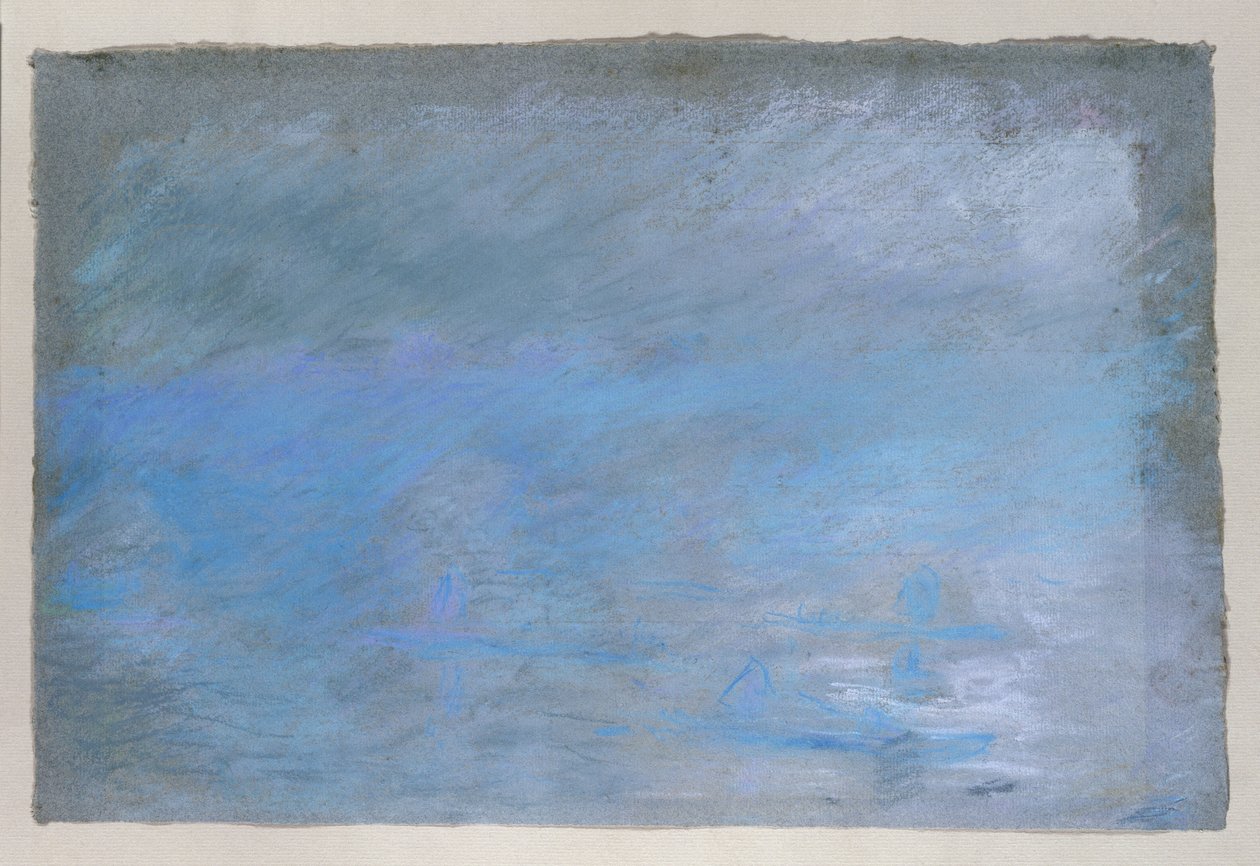 Waterloo Bridge v mlze, 1901 od Claude Monet