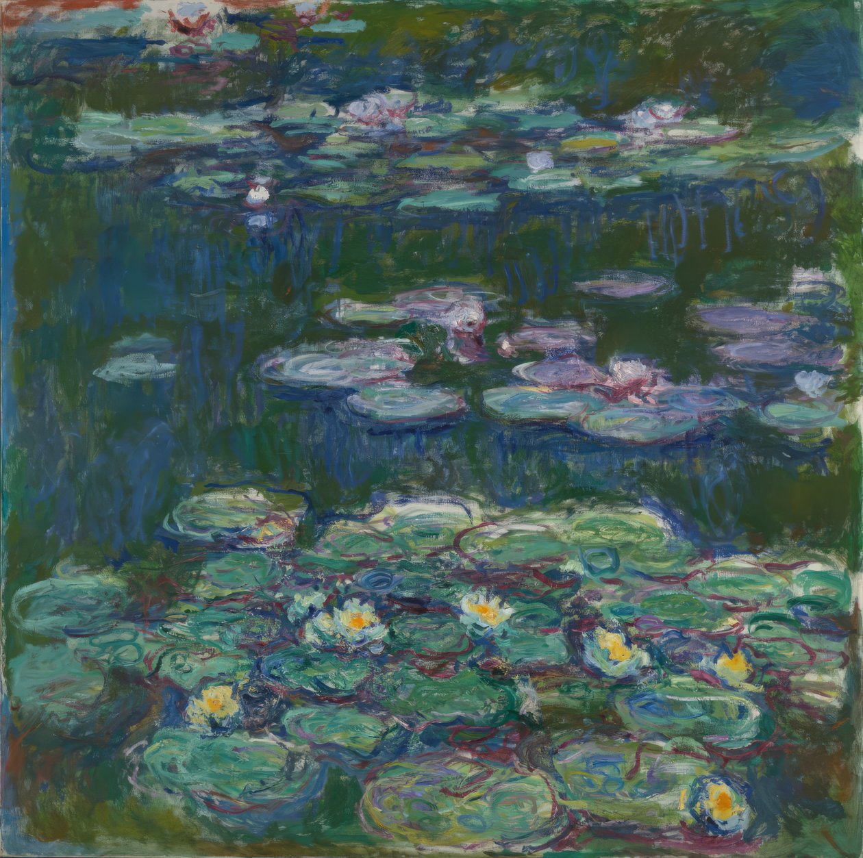 Bílé a žluté lekníny od Claude Monet