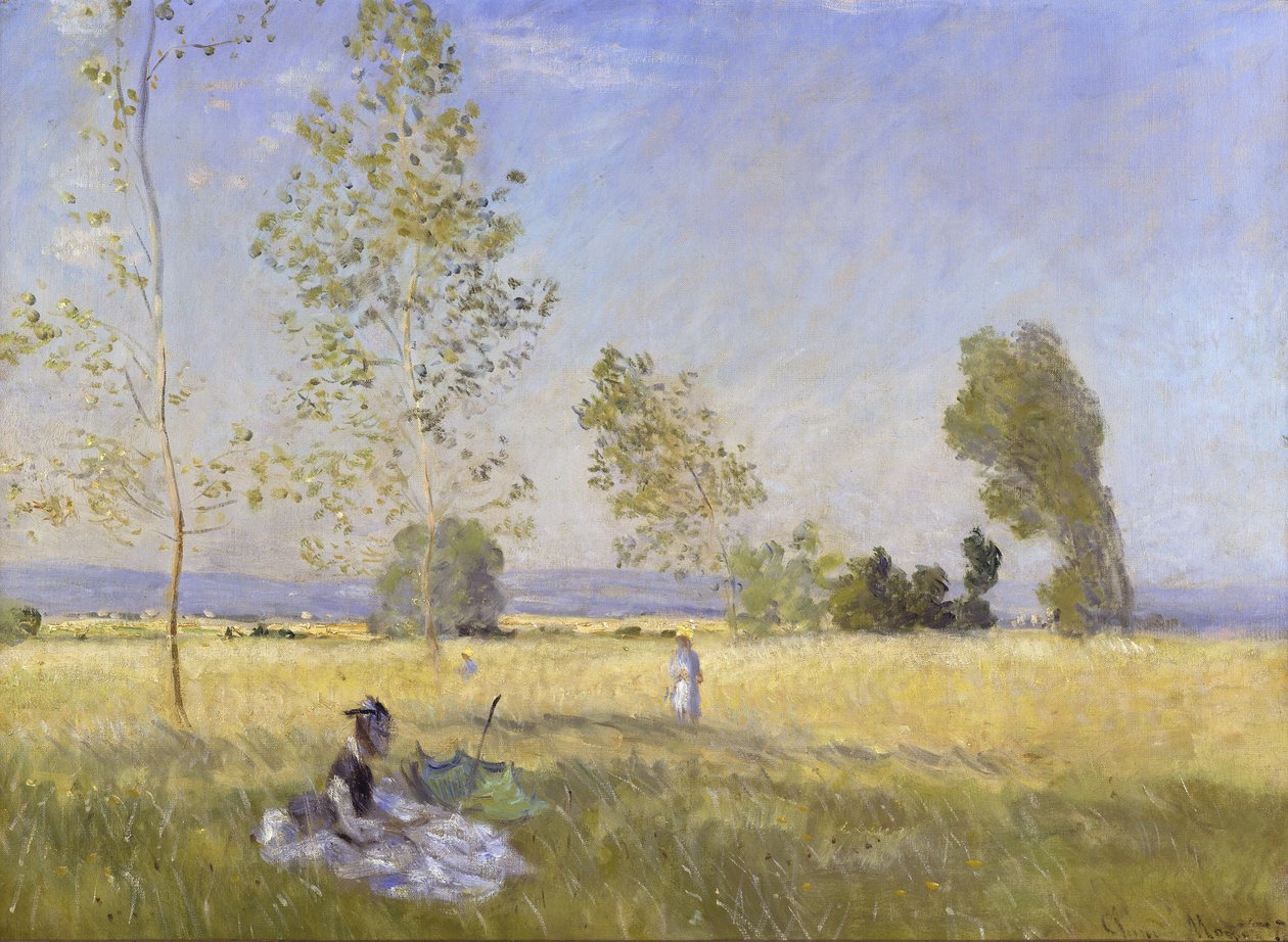 Louka v Bezons (léto) od Claude Monet