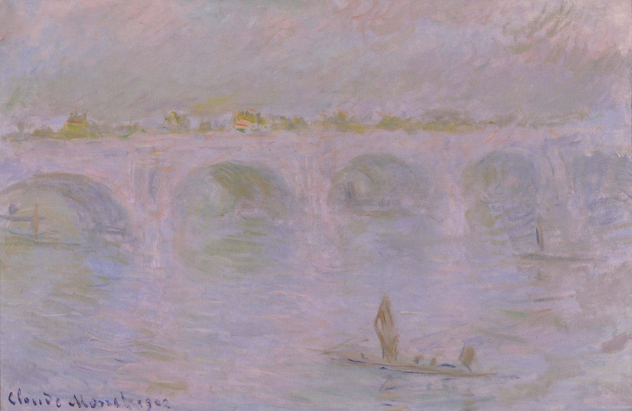 Most Waterloo, Londýn od Claude Monet