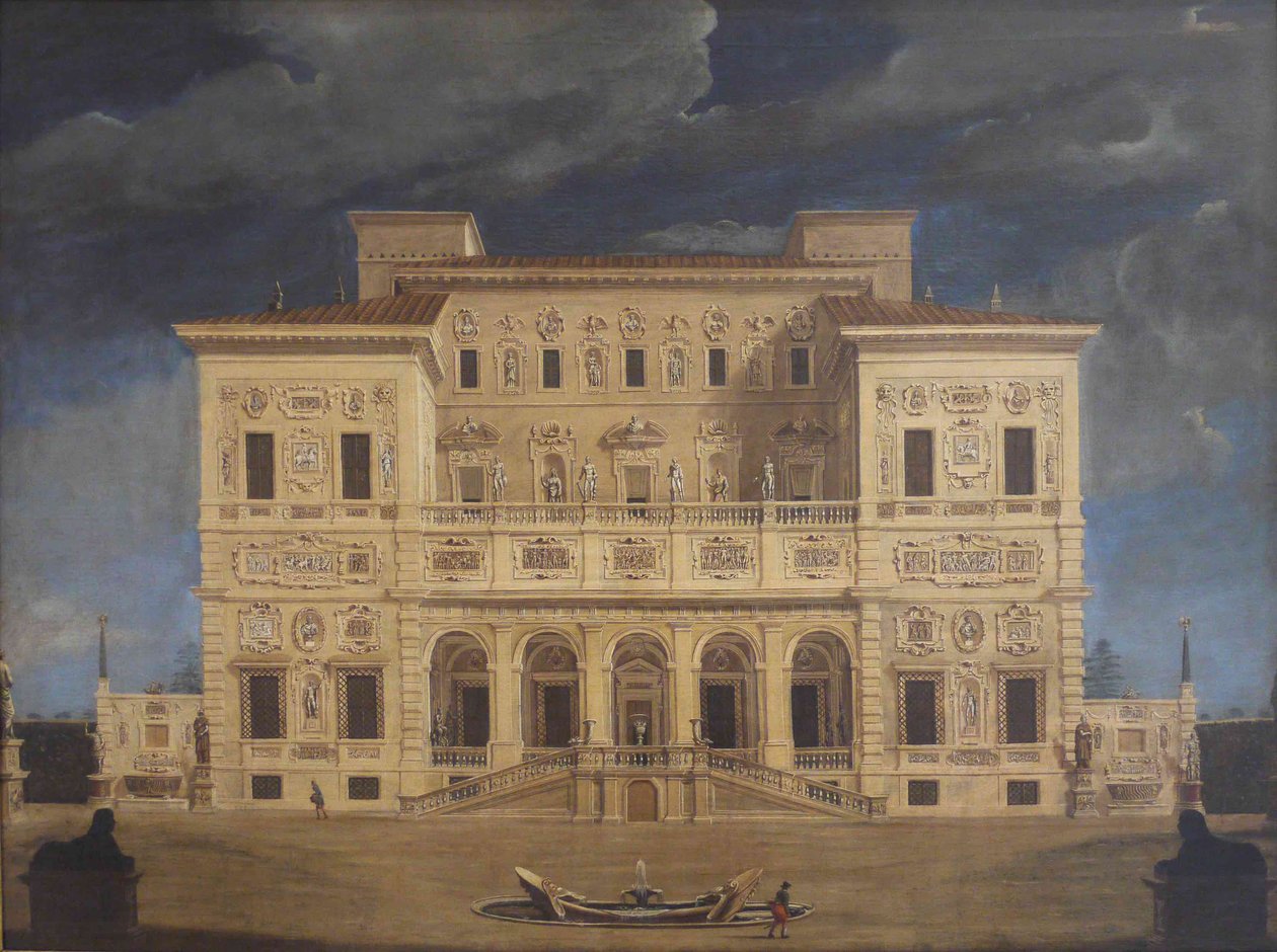 Villa Borghese, Řím, polovina 17. století. od Claude Nattiez