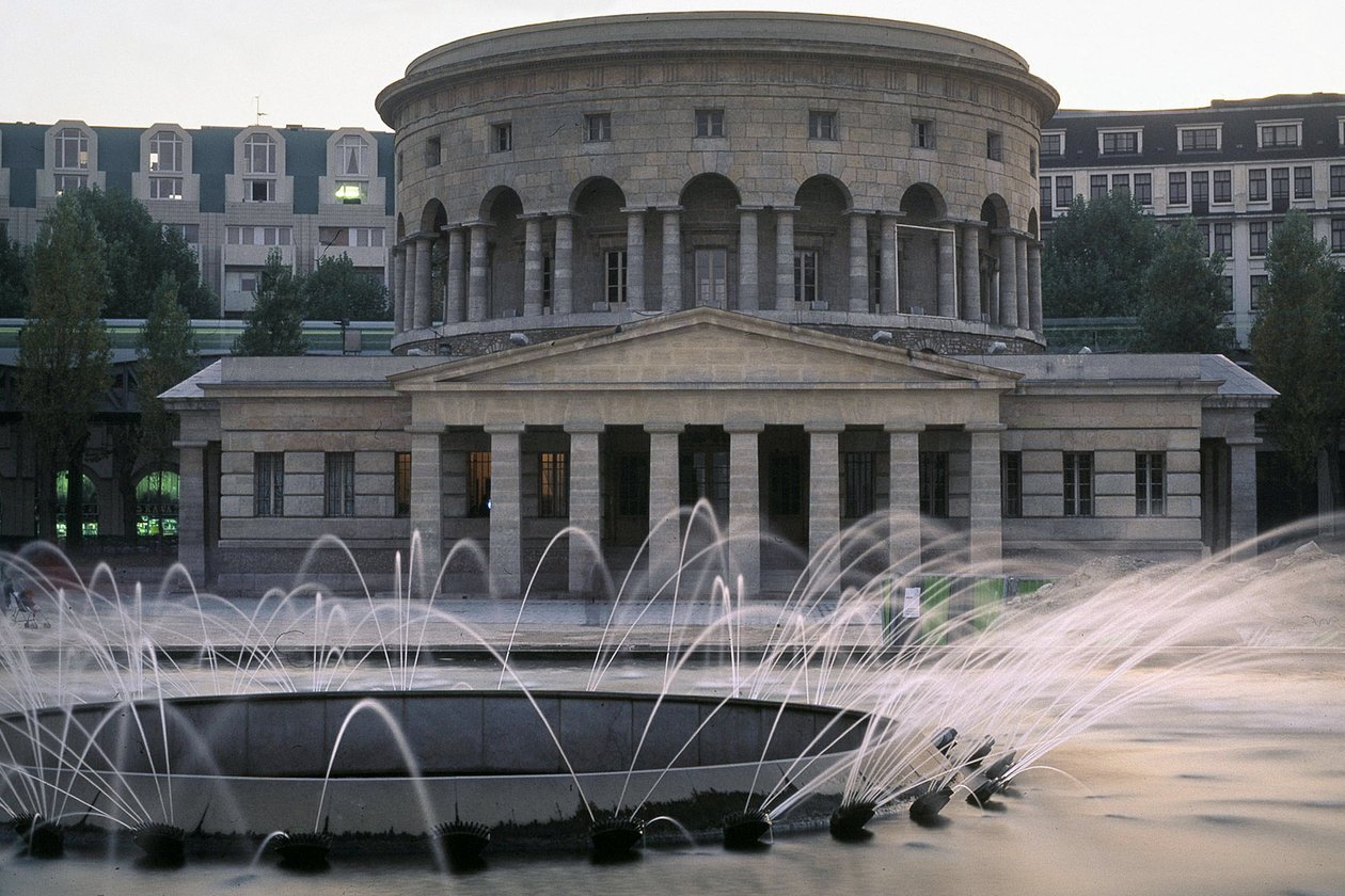 Rotunda La Villette postavená v roce 1789 Claudem Nicolasem Ledouxem. od Claude Nicolas Ledoux