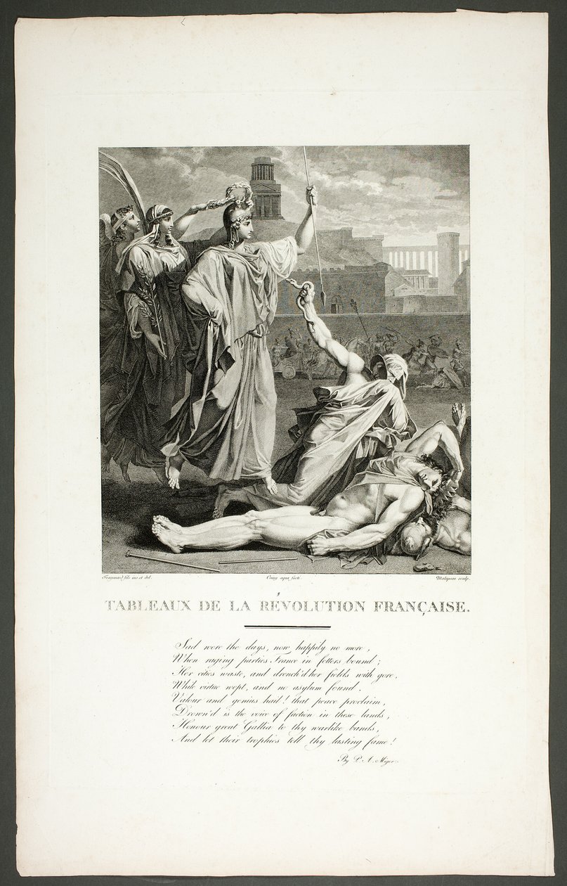 Frontispis k sérii Tableaux de la révolution française od Claude Nicolas Malapeau