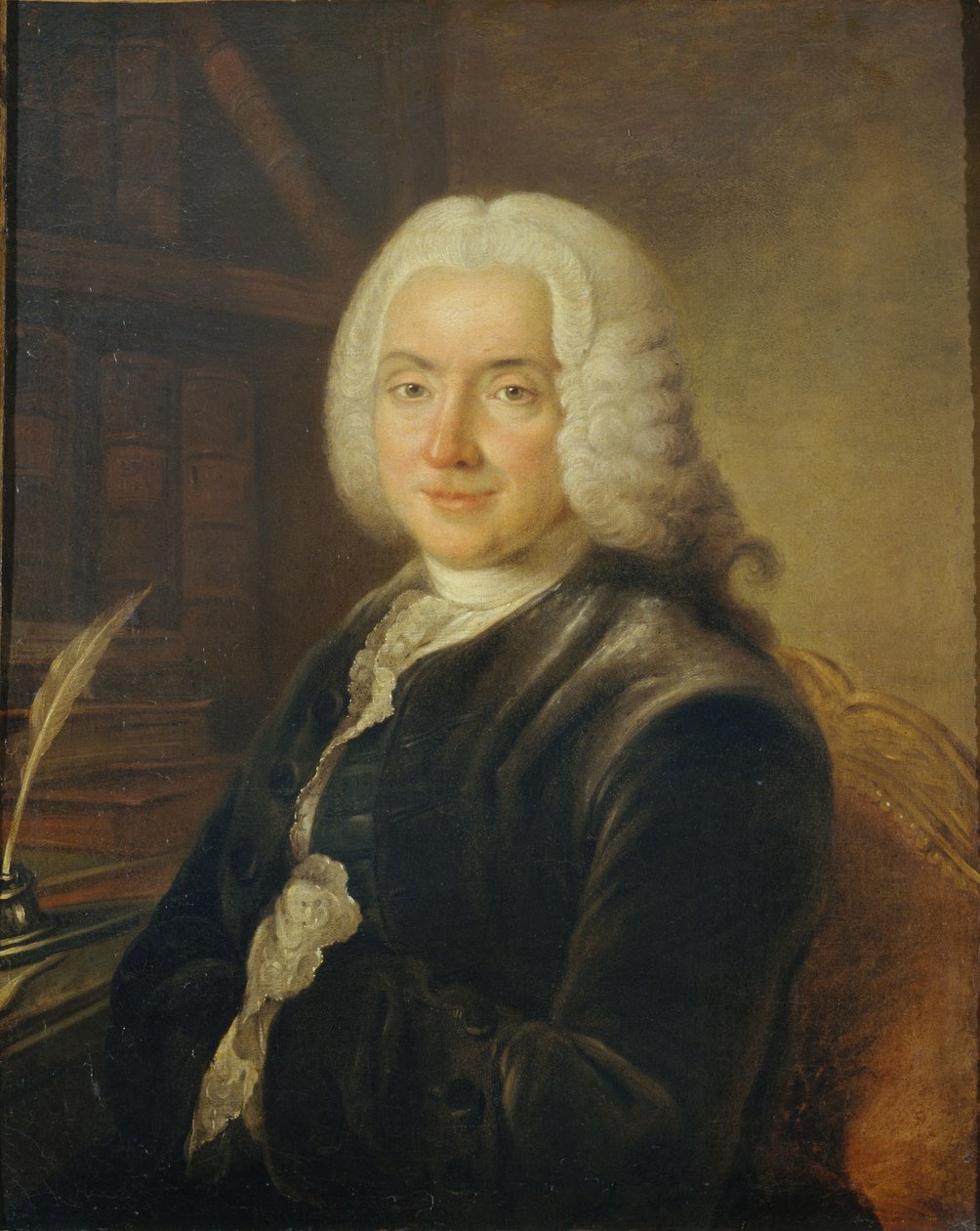 Portrét Charles-Jean-François Hénault 1685-1770, cca 1730. od Claude Pougin de Saint Aubin