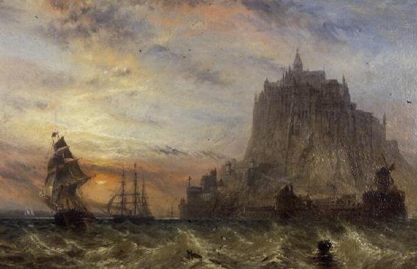 Mont St. Michel, Normandie od Claude T. Stanfield Moore