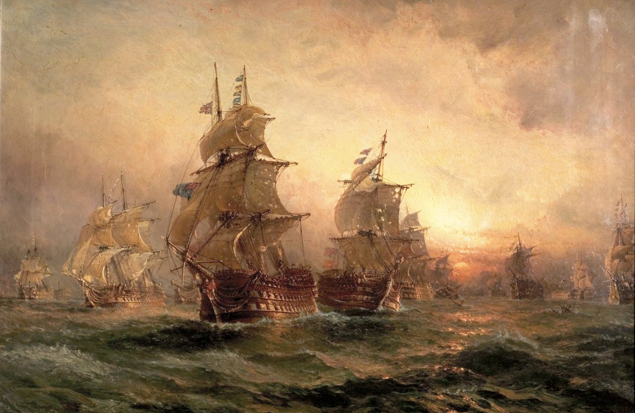 Trafalgarský večer, 1890 od Claude T. Stanfield Moore