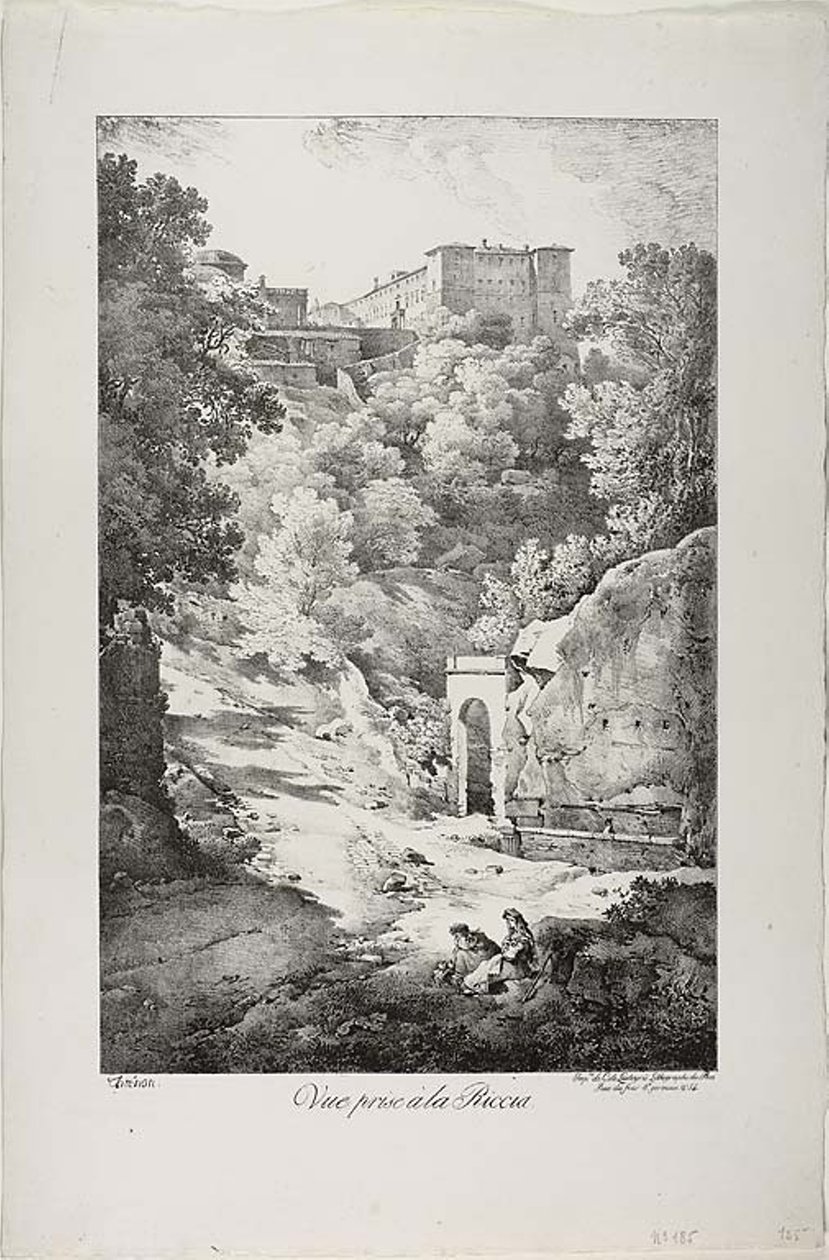 Pohled z La Riccia od Claude Thienon